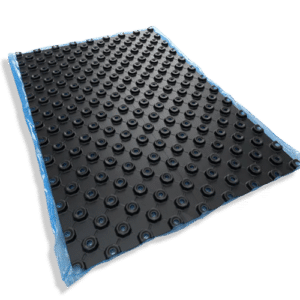 15mm Low Profile Underfloor Heating Castellated Tray + Screed Holes (Self Adhesive) – 12mm Pipe